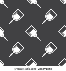vector illustration of modern black icon syringe