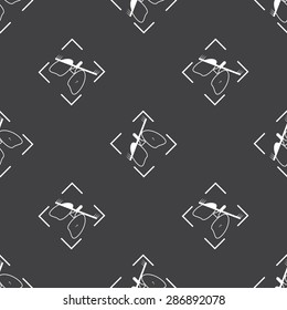 vector illustration of modern  black icon lungs
