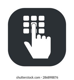 vector illustration of modern black icon signaling