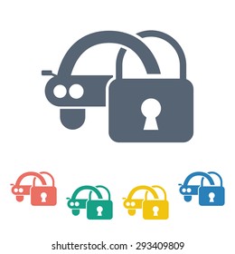 vector illustration of modern black icon signaling