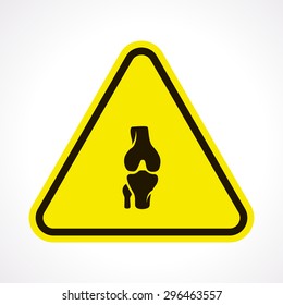 vector illustration of modern black icon bone