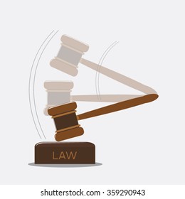 vector illustration of modern black icon court