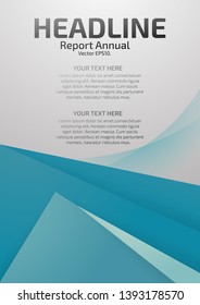 Vector illustration Modern brochure concept Annual reports and abstract flyers White background and straight lines