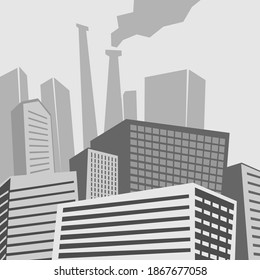 Edificios modernos de ilustración vectorial