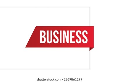 Vector illustration modern business banner, Isolated web element.
