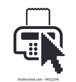 Vector illustration of modern buy icon