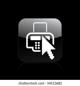 Vector illustration of modern buy icon