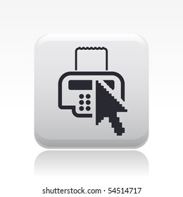 Vector illustration of modern buy icon