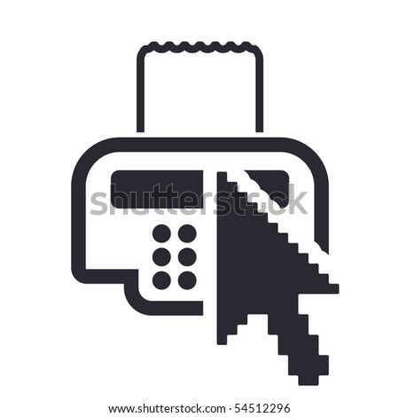 Vector illustration of modern buy icon