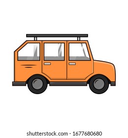 Ilustración vectorial de un camión moderno