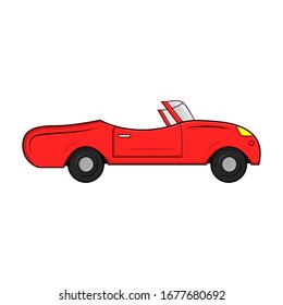 Vector illustration of a modern car