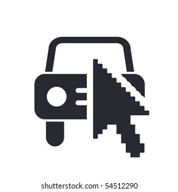 Icono de camión moderno