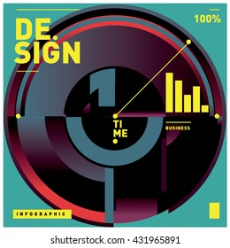 Vector Illustration Modern colorful background material design