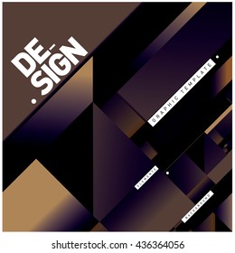 Vector Illustration Modern colorful background material design with diagonal shape. Design template for poster, publication, wallpaper, and web design.