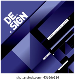 Vector Illustration Modern colorful background material design with diagonal shape. Design template for poster, publication, wallpaper, and web design.