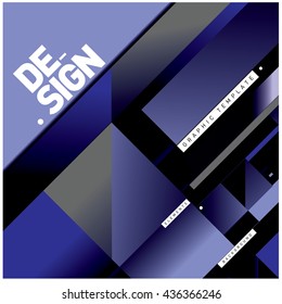 Vector Illustration Modern colorful background material design with diagonal shape. Design template for poster, publication, wallpaper, and web design.