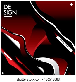 Vector Illustration Modern colorful background material design with text area for layout