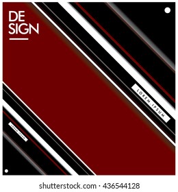 Vector Illustration Modern colorful background material design with text area for layout