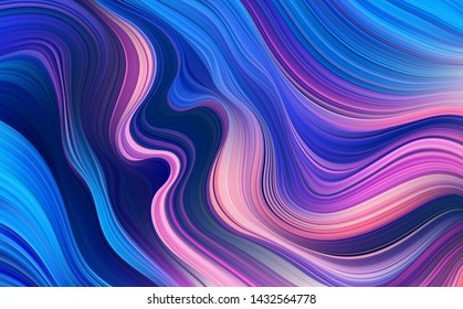 	
Vector illustration: Modern colorful flow background. Wave color Liquid shape. Abstract design.