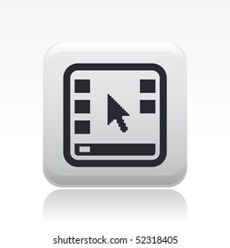 Vector illustration of modern computer "desktop icons"