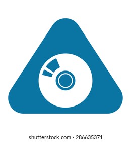 vector illustration of modern i con disk