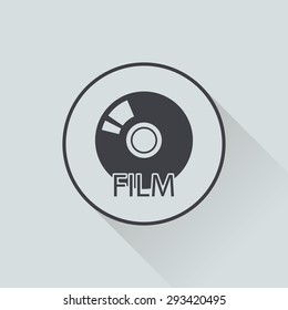 vector illustration of modern i con disk