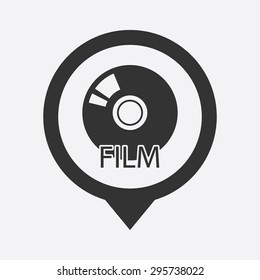 vector illustration of modern i con disk