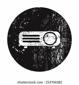 vector illustration of modern i con projector