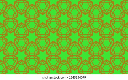 Vector illustration with modern decorative pattern in triangles style. Illusion curved line. For interior wallpaper, smart design, fashion print