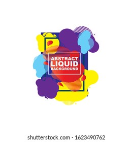 vector illustration. modern design frame for text. Background for the elements of graphics for sales and promotions. colorful gradient abstract liquid
