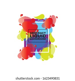 vector illustration. modern design frame for text. Background for the elements of graphics for sales and promotions. colorful gradient abstract liquid
