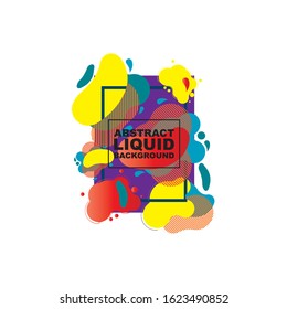 vector illustration. modern design frame for text. Background for the elements of graphics for sales and promotions. colorful gradient abstract liquid
