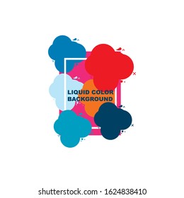 vector illustration. modern design frame for text. Background for the elements of graphics for sales and promotions. colorful gradient abstract liquid
