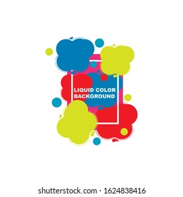 vector illustration. modern design frame for text. Background for the elements of graphics for sales and promotions. colorful gradient abstract liquid
