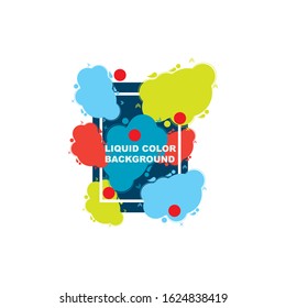 vector illustration. modern design frame for text. Background for the elements of graphics for sales and promotions. colorful gradient abstract liquid
