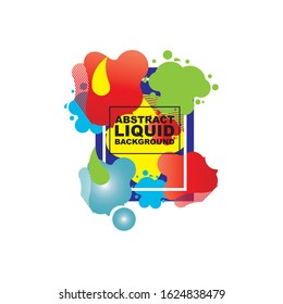 vector illustration. modern design frame for text. Background for the elements of graphics for sales and promotions. colorful gradient abstract liquid
