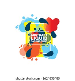 vector illustration. modern design frame for text. Background for the elements of graphics for sales and promotions. colorful gradient abstract liquid
