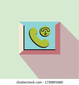 Ilustración vectorial de un diseño moderno, ajuste la optimización de las herramientas de búsqueda de sitios web SEO y desarrollo de objetos y colores elegantes. con un símbolo de teléfono y una flecha para llamadas desconectadas.