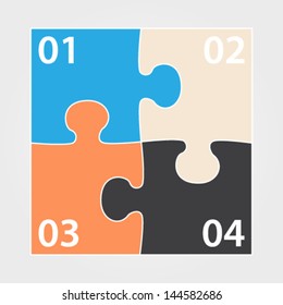 Vector illustration of modern design template in pastel colors
