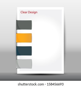 Vector illustration of modern design template