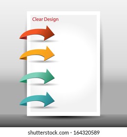 Vector illustration of modern design template