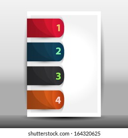 Vector illustration of modern design template