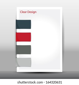 Vector illustration of modern design template