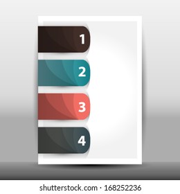 Vector illustration of modern design template