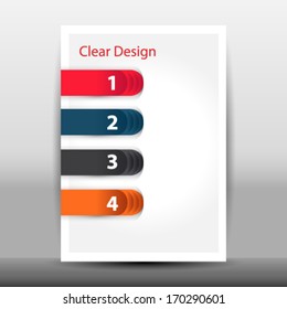 Vector illustration of modern design template