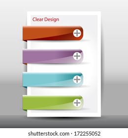 Vector illustration of modern design template