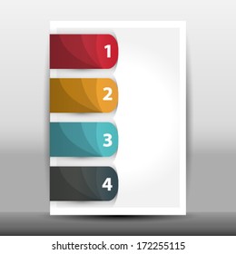 Vector illustration of modern design template