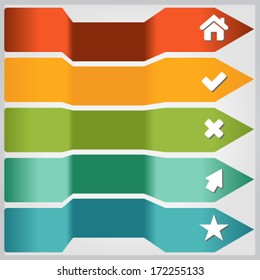 Vector illustration of modern design template