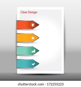Vector illustration of modern design template