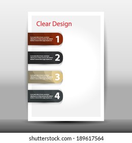 Vector illustration of modern design template
